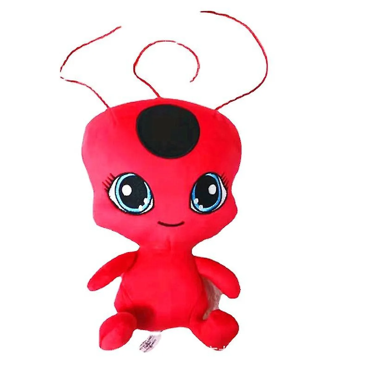 Ladybug magique, la coccinelle rouge magique, le chat noir en peluche, le jouet de poupée