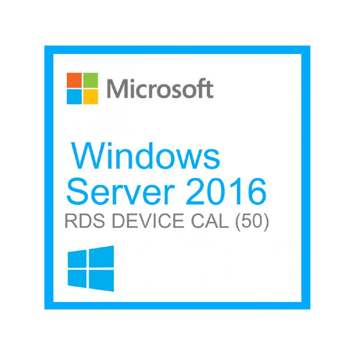 Microsoft Windows Server 2016 Remote Desktop Services (RDS) 50 device connections - Clé licence à télécharger - Livraison rapide 7/7j