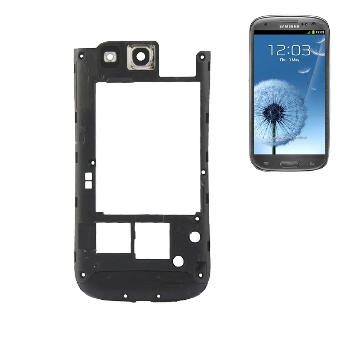 Pour Samsung Galaxy SIII  noir i9305 pièce détachée Middle Board