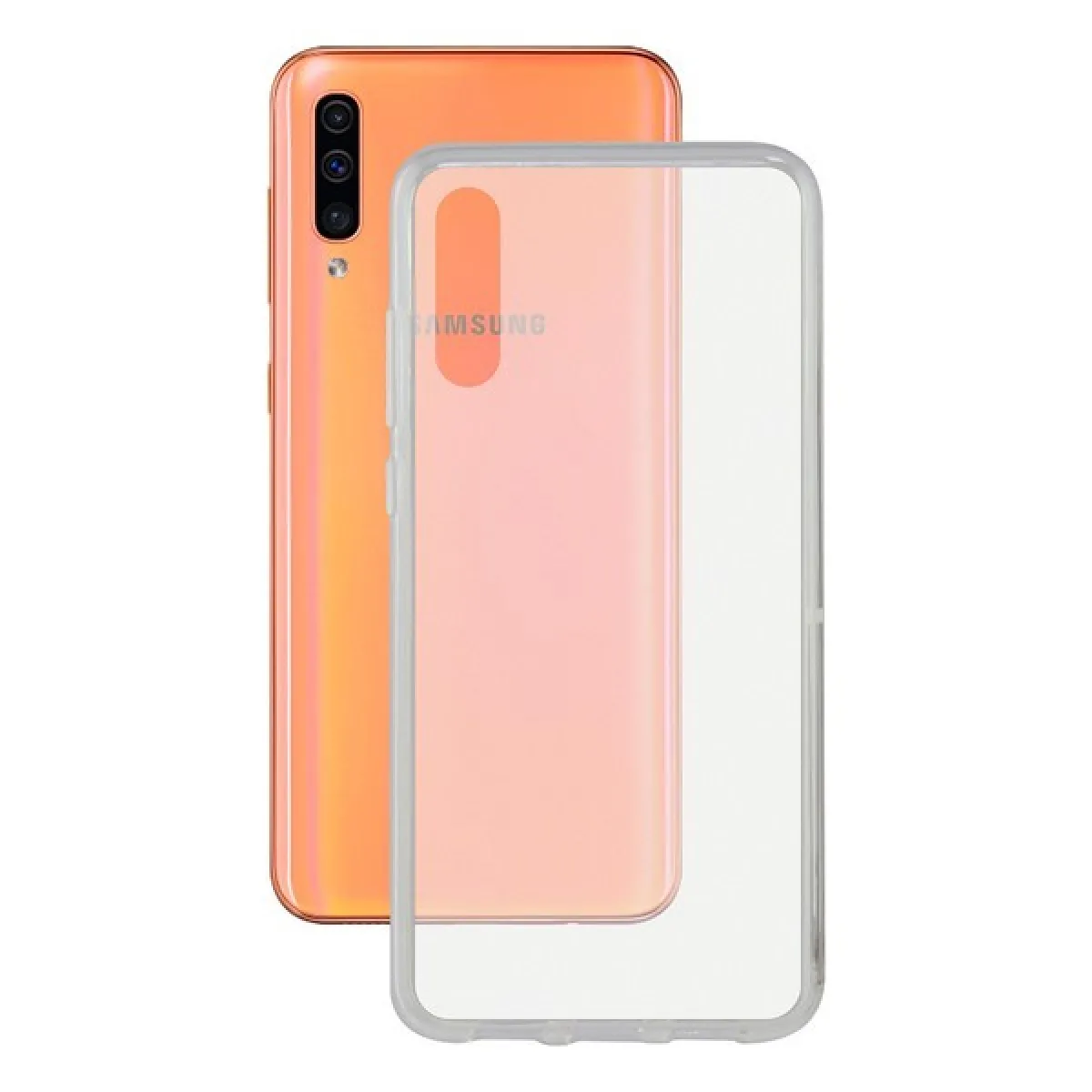 Coque de protection compatible Samsung Galaxy A70 Flex TPU Transparent pas cher