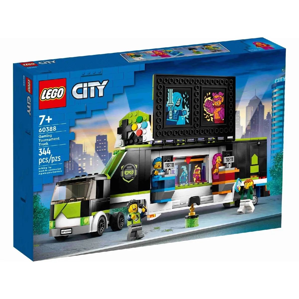 City Le camion de tournois de jeux vidéo