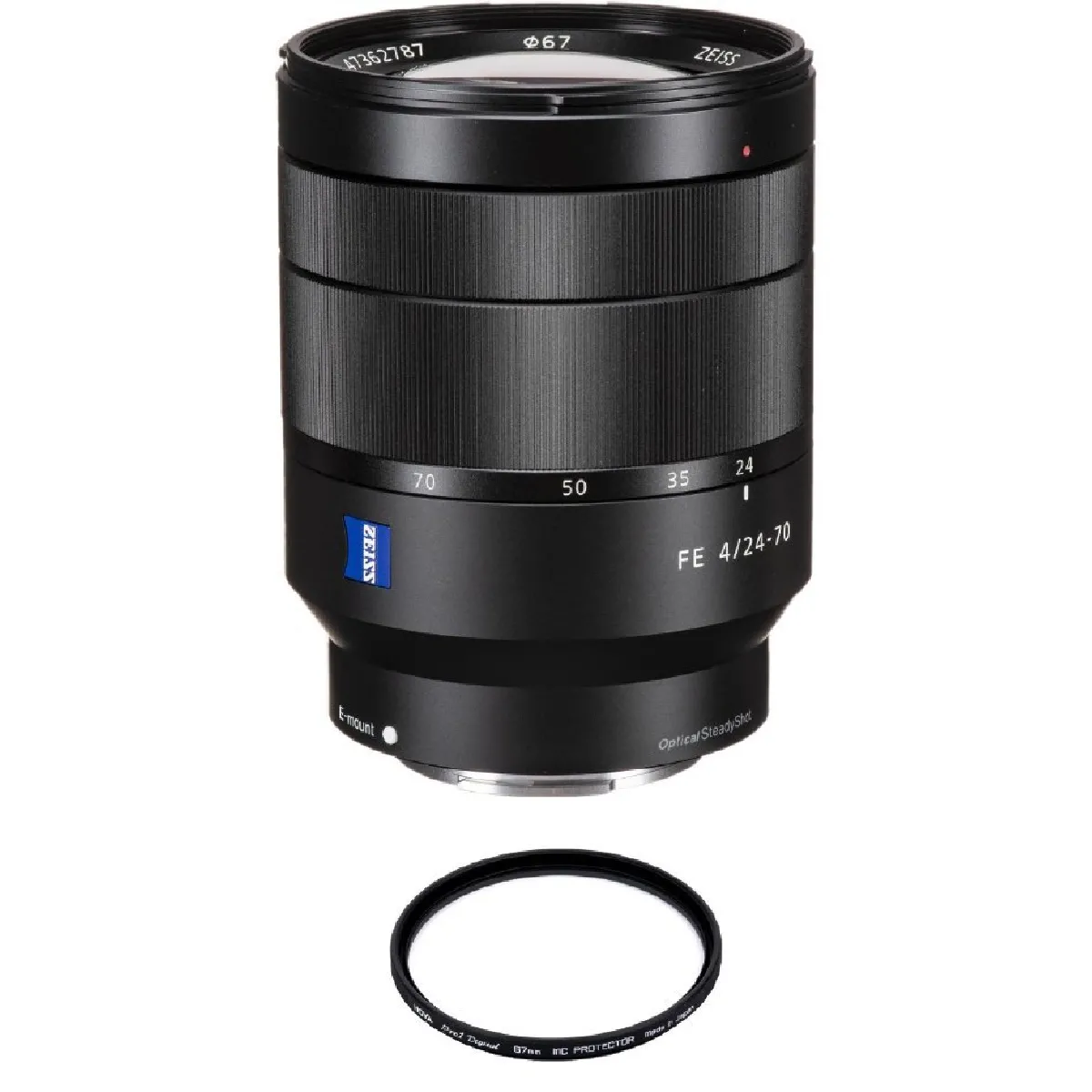 SONY SEL 24-70MM F4 ZA OSS + HOYA 67mm PRO 1D Protector