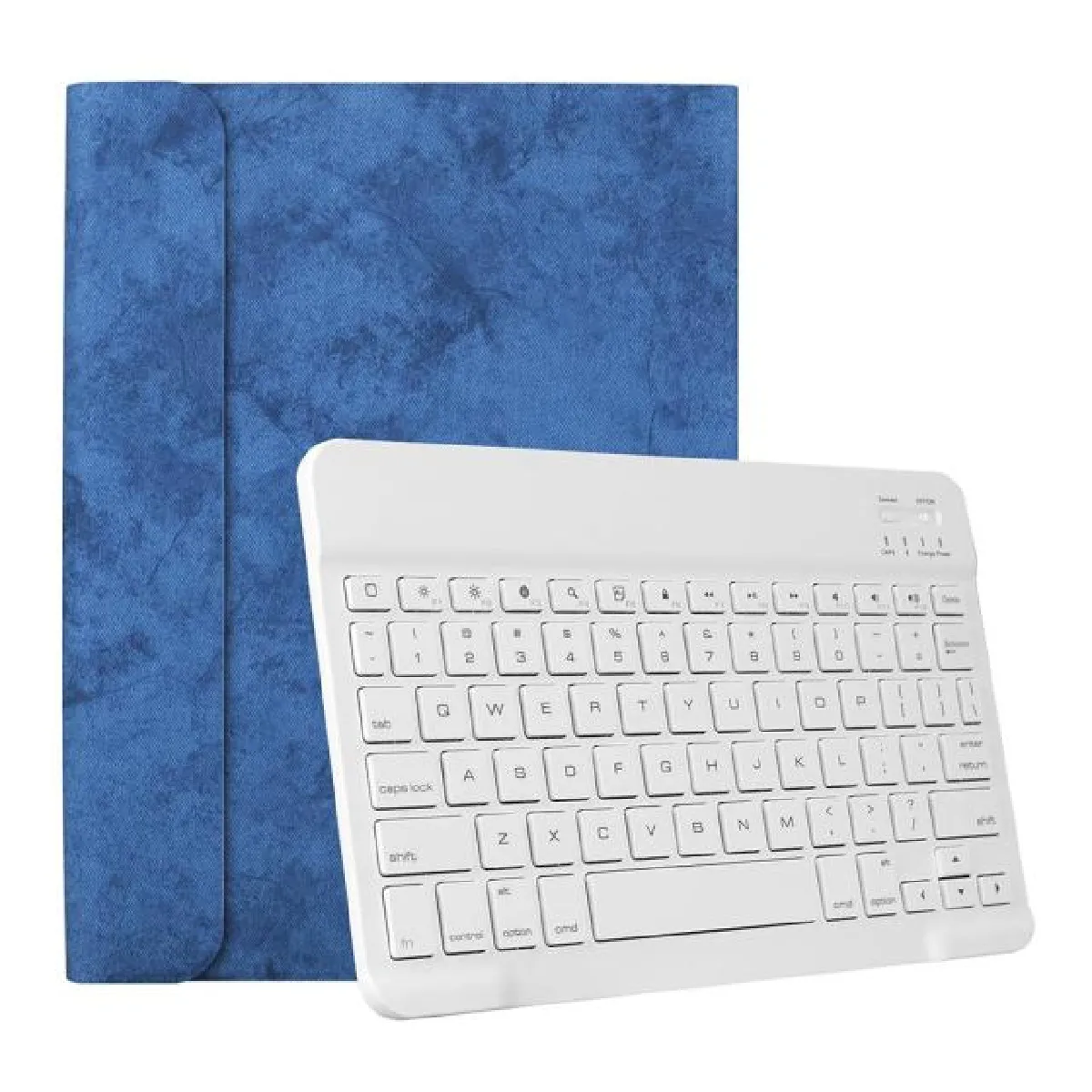 Pour iPad Pro 11 pouces sans fil Bluetooth Smart Sleep Clavier + Boîtier de protection pour iPad Pro R30 Réglage du clavier (bleu)