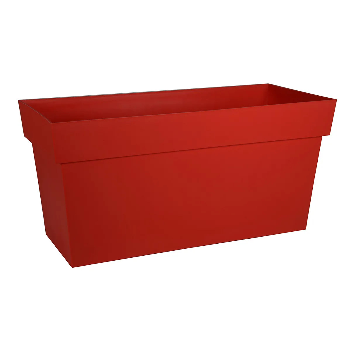 Jardinière Muret Toscane 79 x 36 x 39 cm - Rouge rubis - Eda