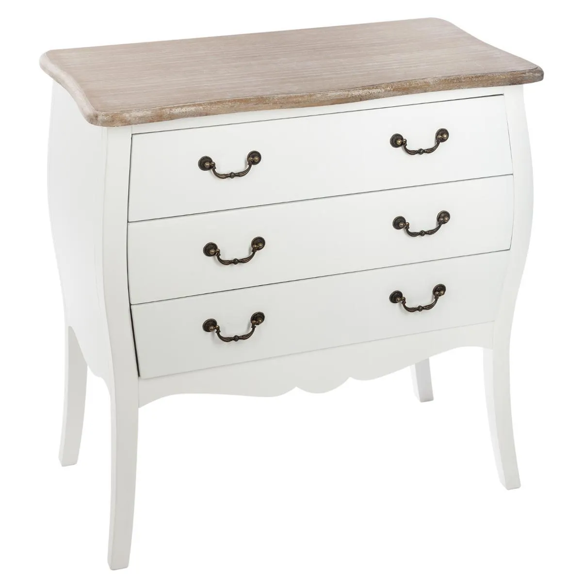 Commode Chrysa naturel 3 tiroirs - Atmosphera