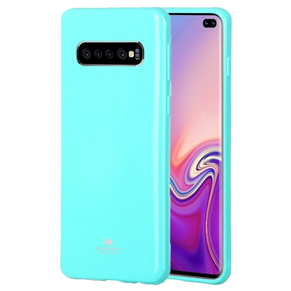 Coque Housse de protection en TPU pour Samsung Galaxy S10 (Vert menthe), METAL