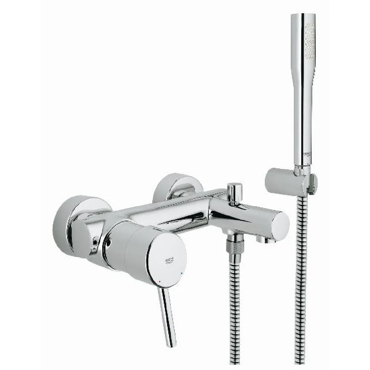 MITIGEUR MONOCOMMANDE EXTERNE BAIGNOIRE ET DOUCHE NEW CONCETTO GROHE AVEC DOTATION DOUCHE