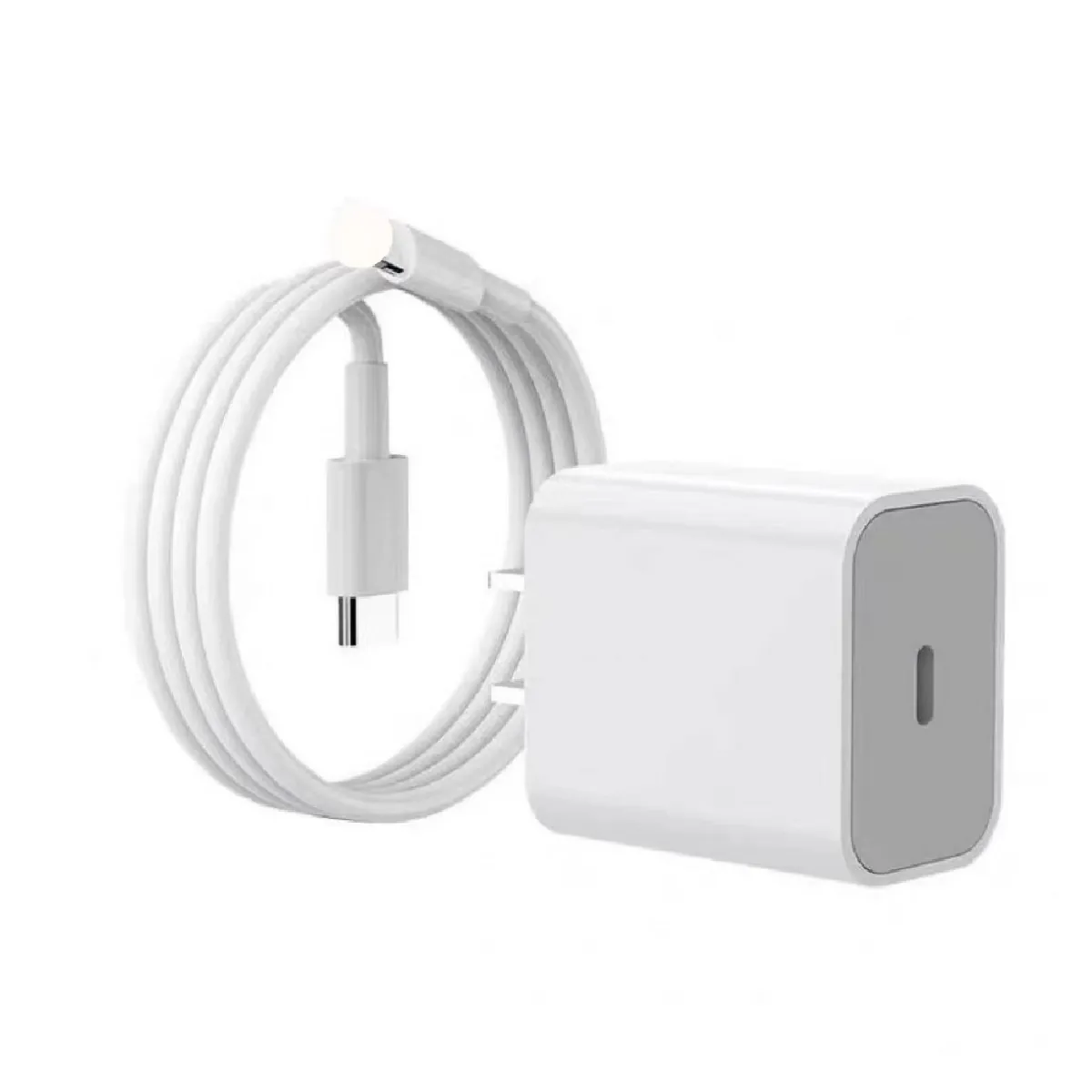 Chargeur iPhone charge rapide bloc chargeur mural Apple Type C avec câble USB C vers Lightning pour iPhone 14/13/12/12 Pro Max/11/Xs Max/XR/X, AirPods Pro(3 pieds)