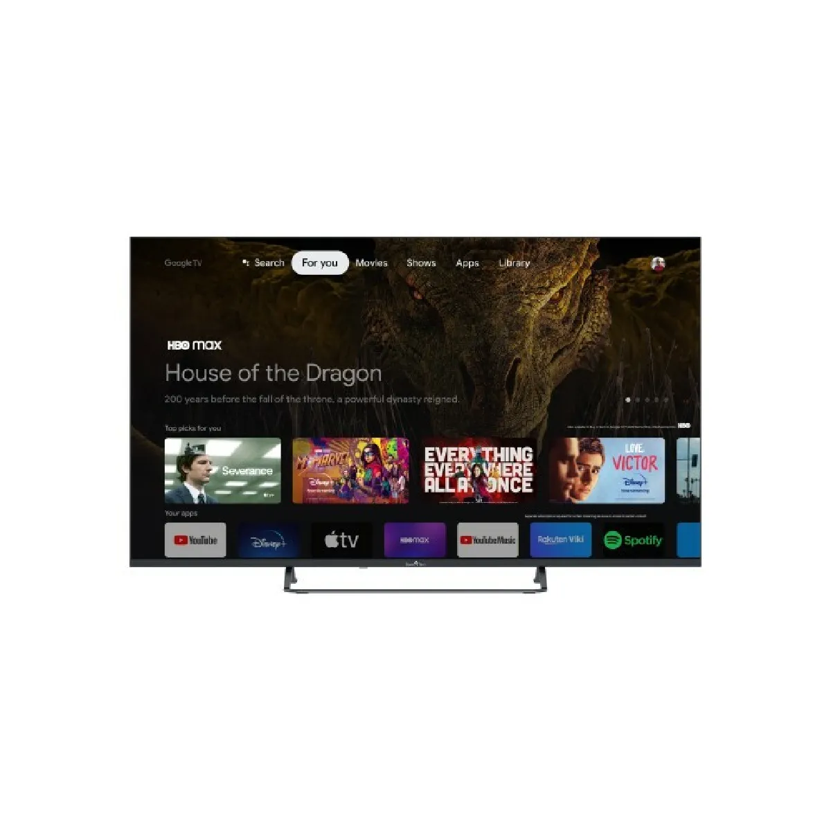 Smart Tech TV 4K UHD 55" (139 cm) 55UG10V3, Smart TV Google TV, HDMI, USB