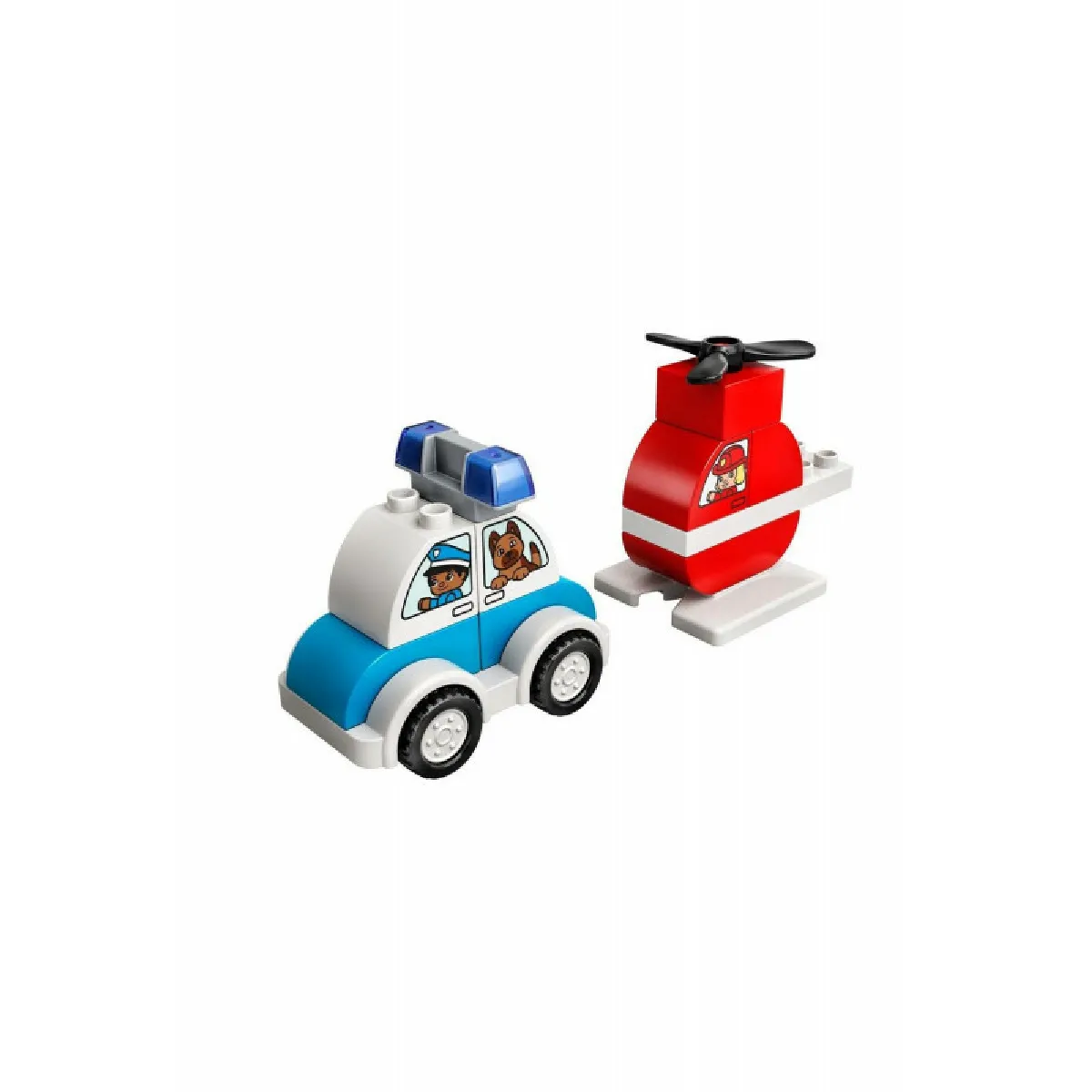 LEGO® DUPLO® 10957 Mon premier hélicoptère de pompiers et voiture de police