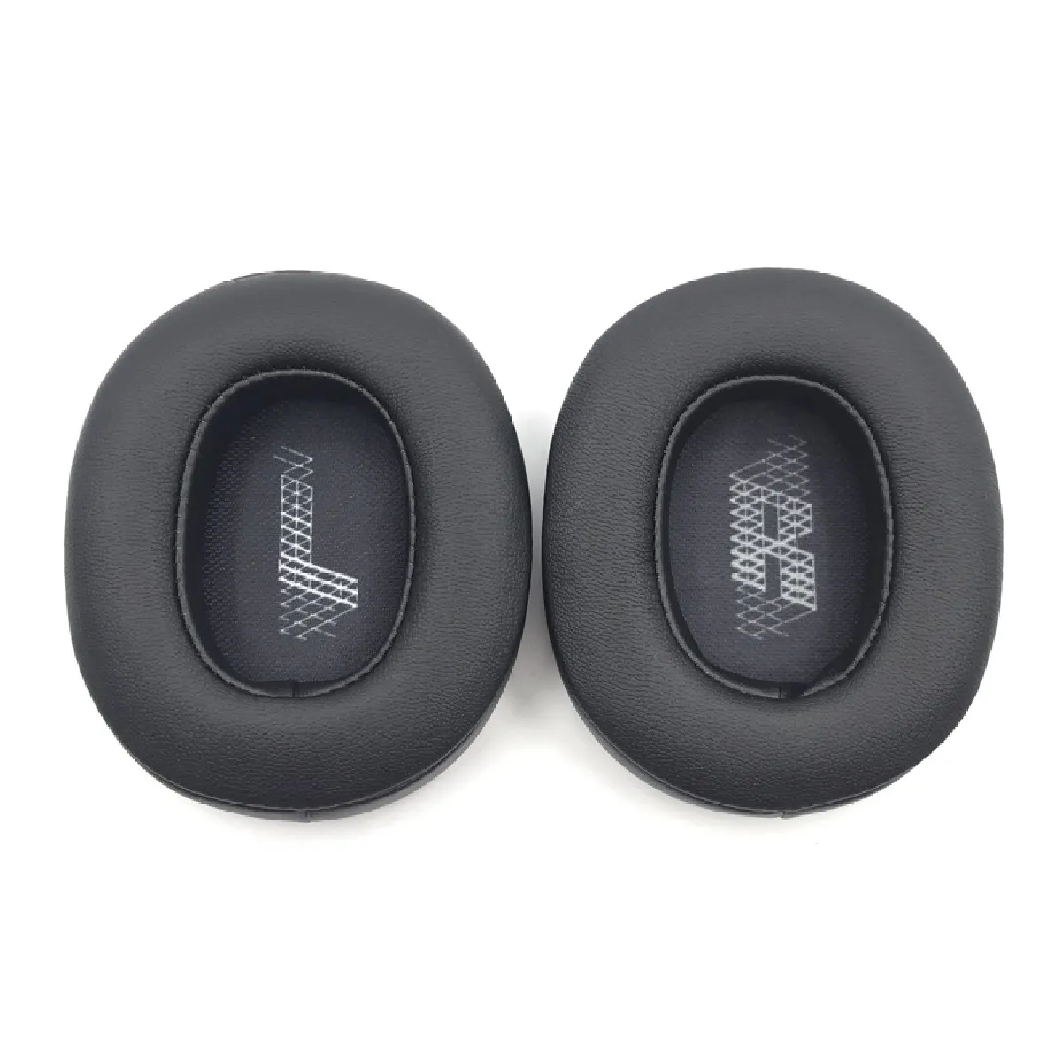 Coussinets d'oreille, Oreillette de Remplacement pour JBL E55BT Quincy E55BT Cache-oreilles Bluetooth Type A Imprimé LR, Noir