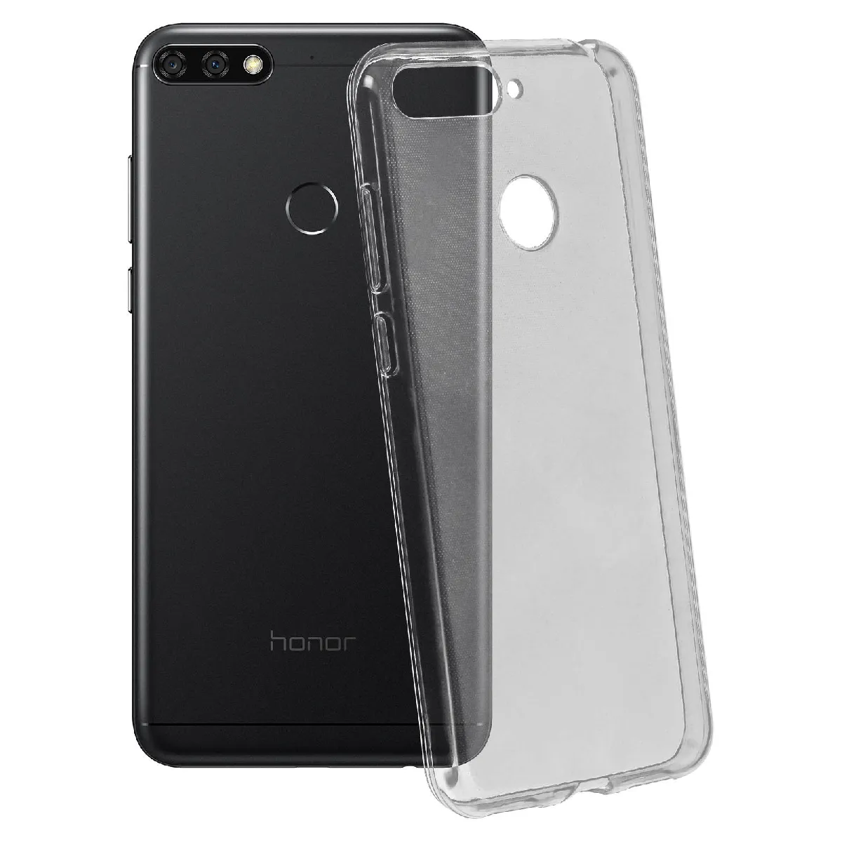 Coque Honor 7C / Huawei Y7 2018 Coque Souple D'origine Huawei - Transparent