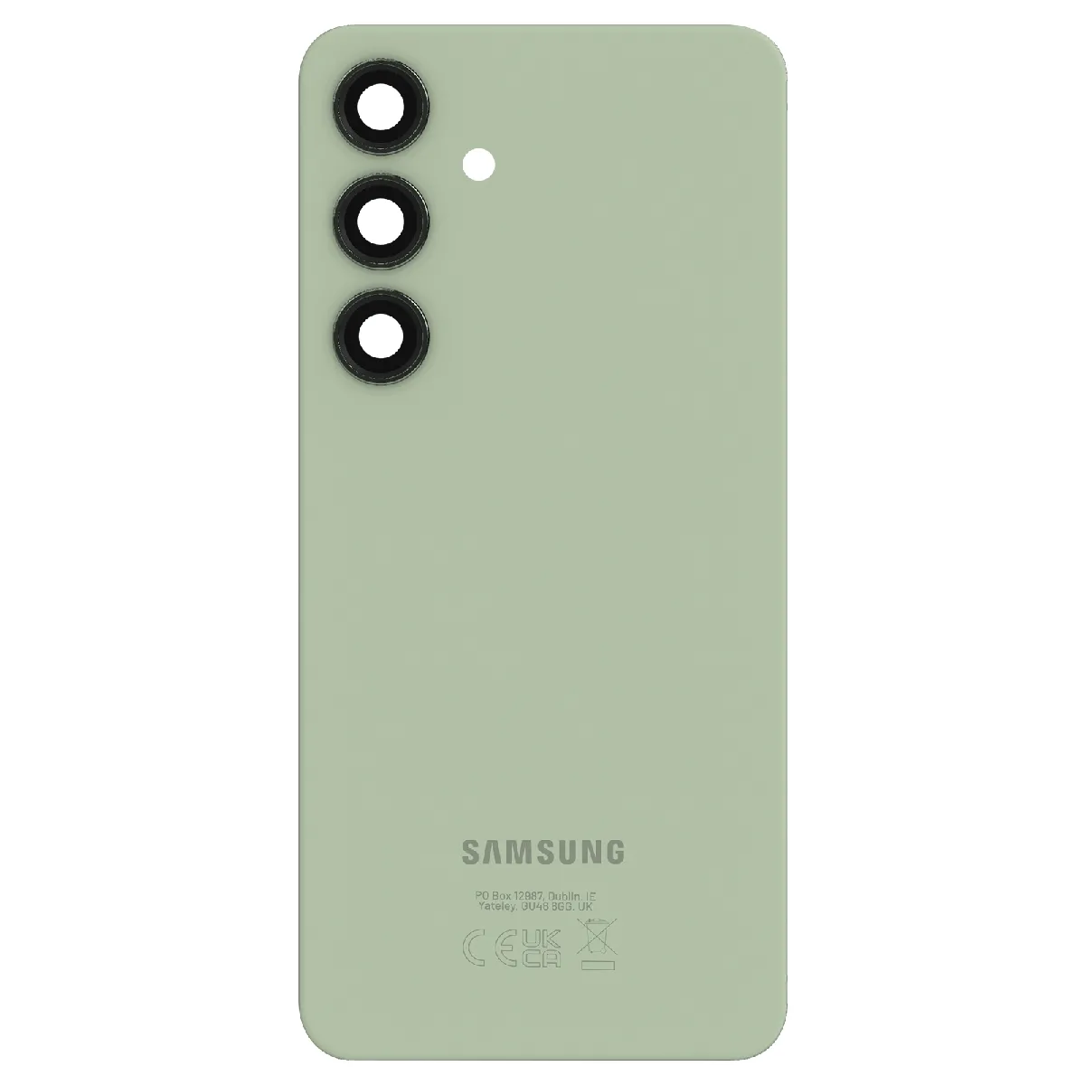 Samsung Vitre arrière Original pour Samsung Galaxy S24 Plus Vert Pâle