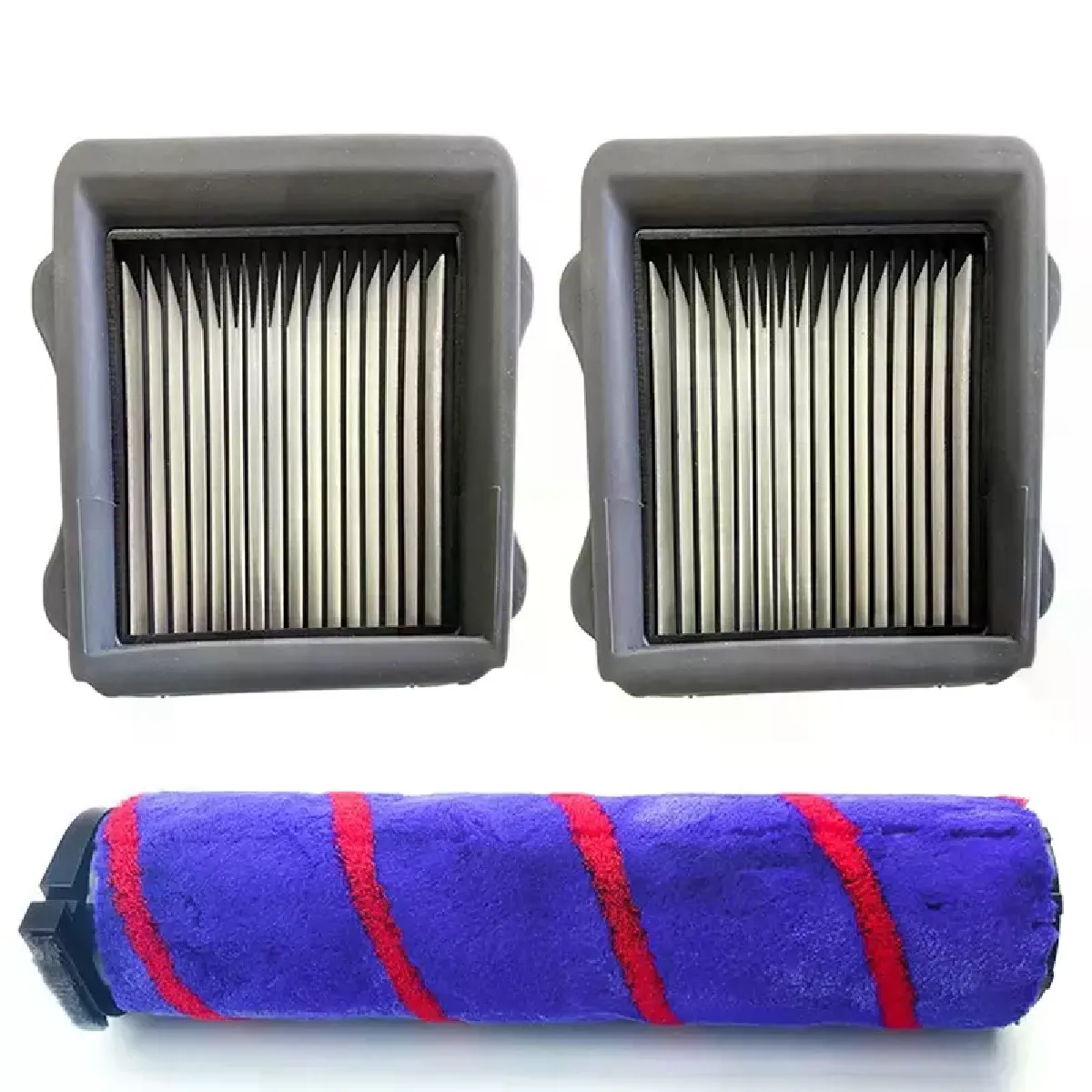 Brosse à sol électrique pour Dyson V7 V8 V10 V11 et 2 packs de filtres, AD 1x