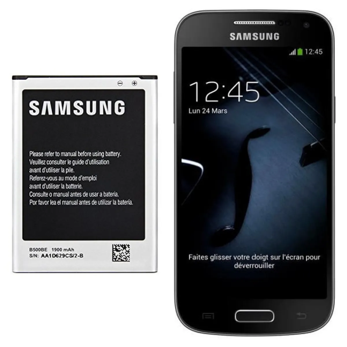 Samsung EB-B500BE B500BE Batterie pour Samsung Galaxy S4 mini i9195 LTE et NFC