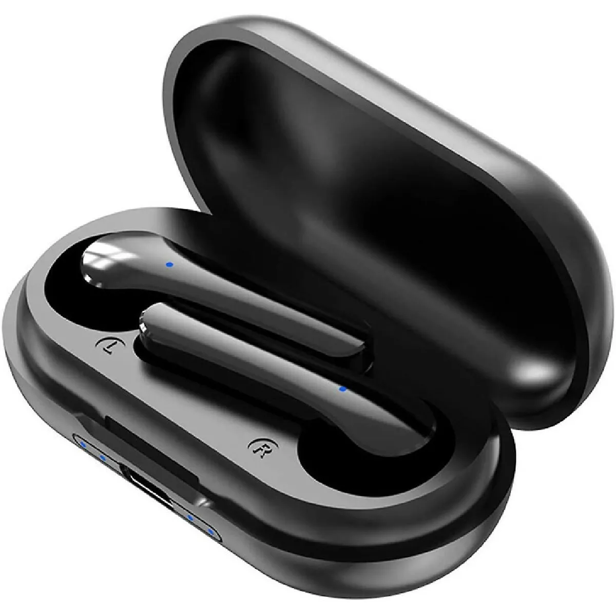 Écouteurs Bluetooth,Écouteur sans Fil avec réduction de Bruit, écouteurs Sportifs avec IPX7 Écouteurs 3D stéréo étanches,dans l'oreille Intégré HD Mic Casque Bluetooth,pour iPhone/Airpods/Samsung(Noir)