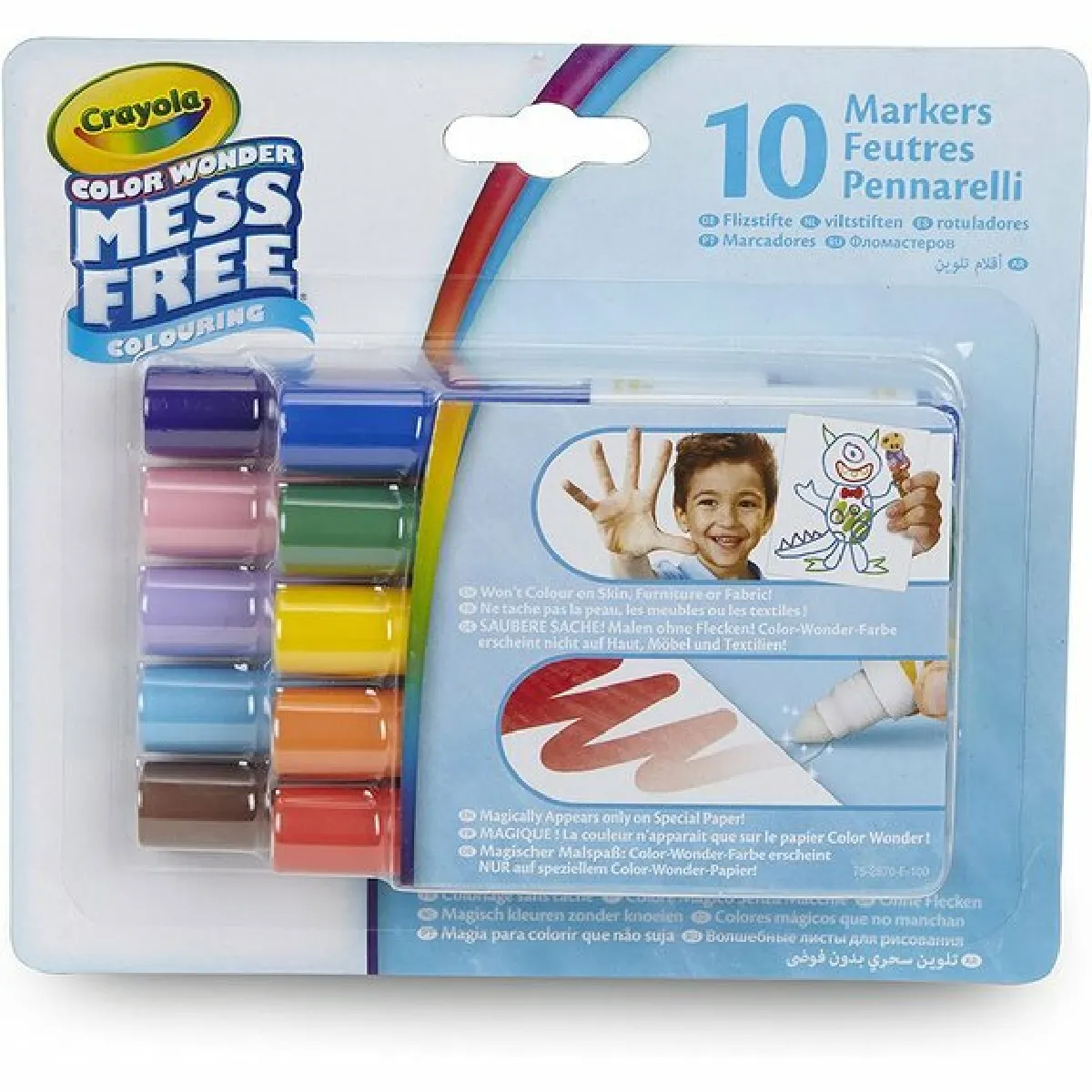 10 mini feutres Crayola Color Wonder