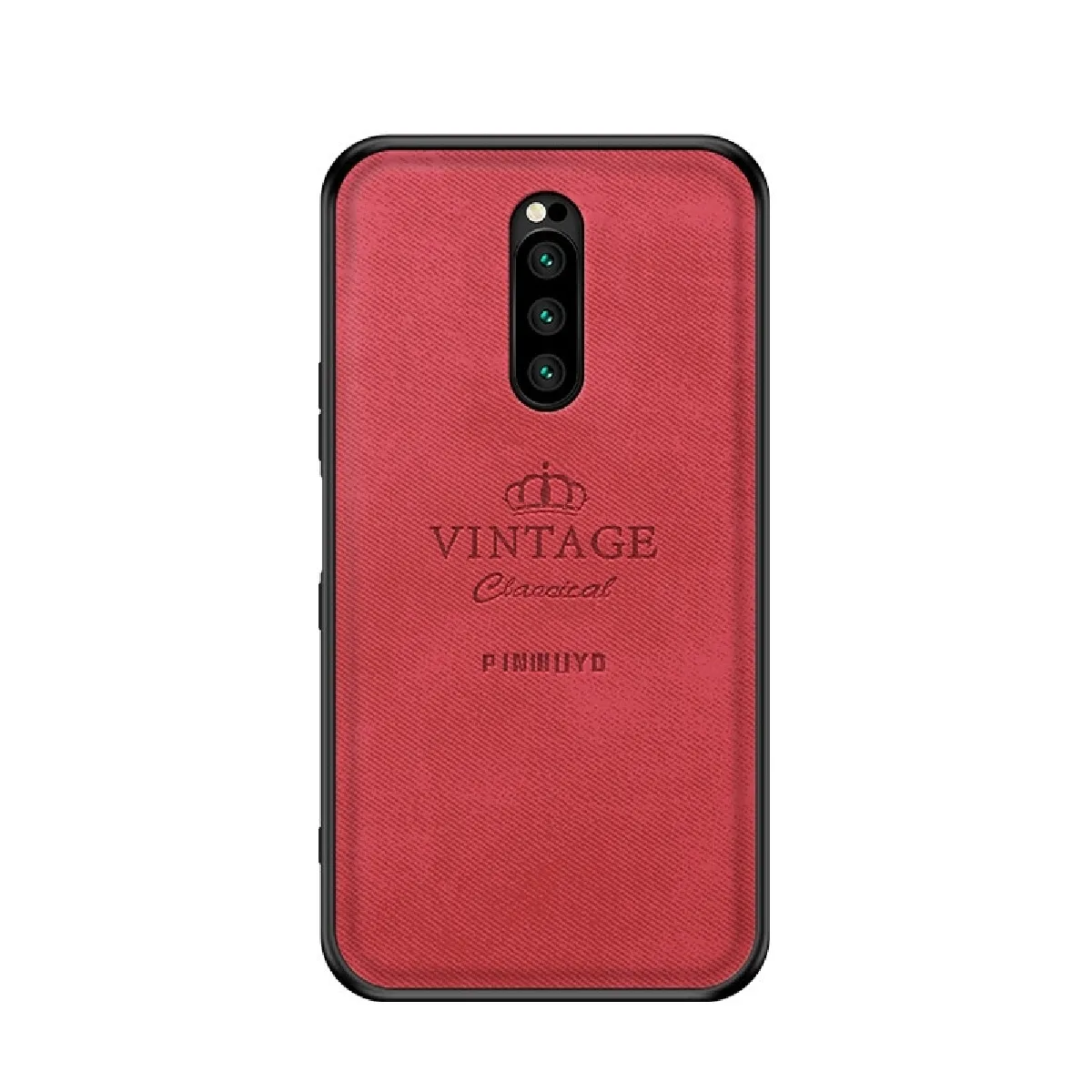 Coque Renforcée TPU + tissu PU + housse de protection en coton antichoc étanche pour Sony Xperia 1 / Xperia XZ4 rouge