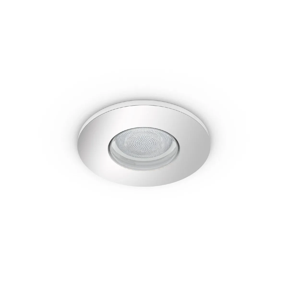 Ledkia Spot Downlight White Ambiance Adore GU10 Hue Coupe Ø 70mm Chromé