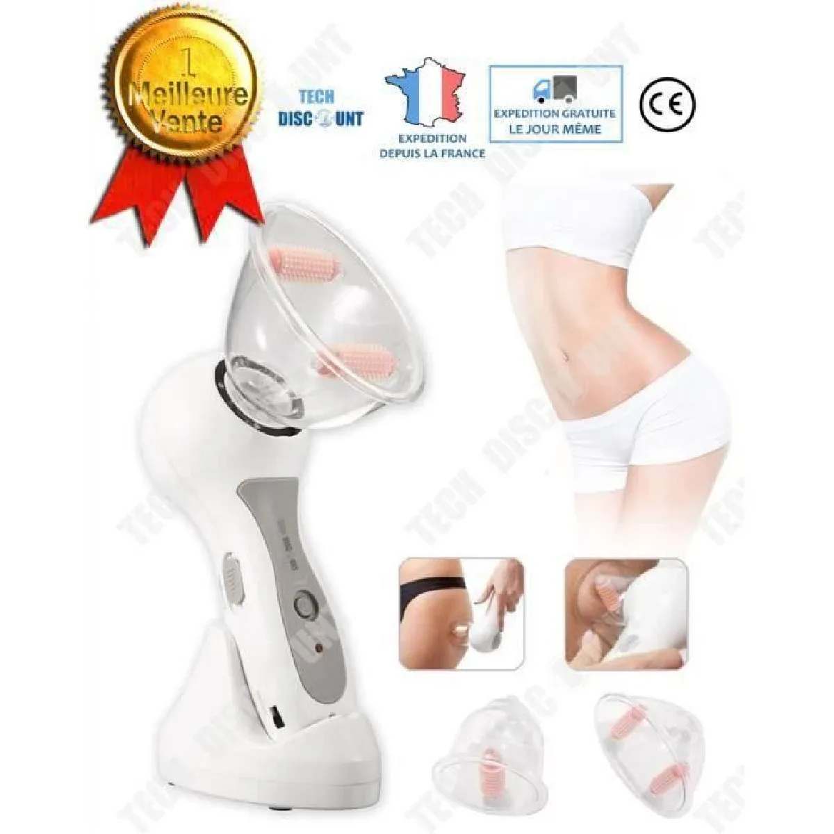 Ventouse anticellulite appareil corps électrique visage jambe massage profond dispositif thérapie beauté efficace professionnel