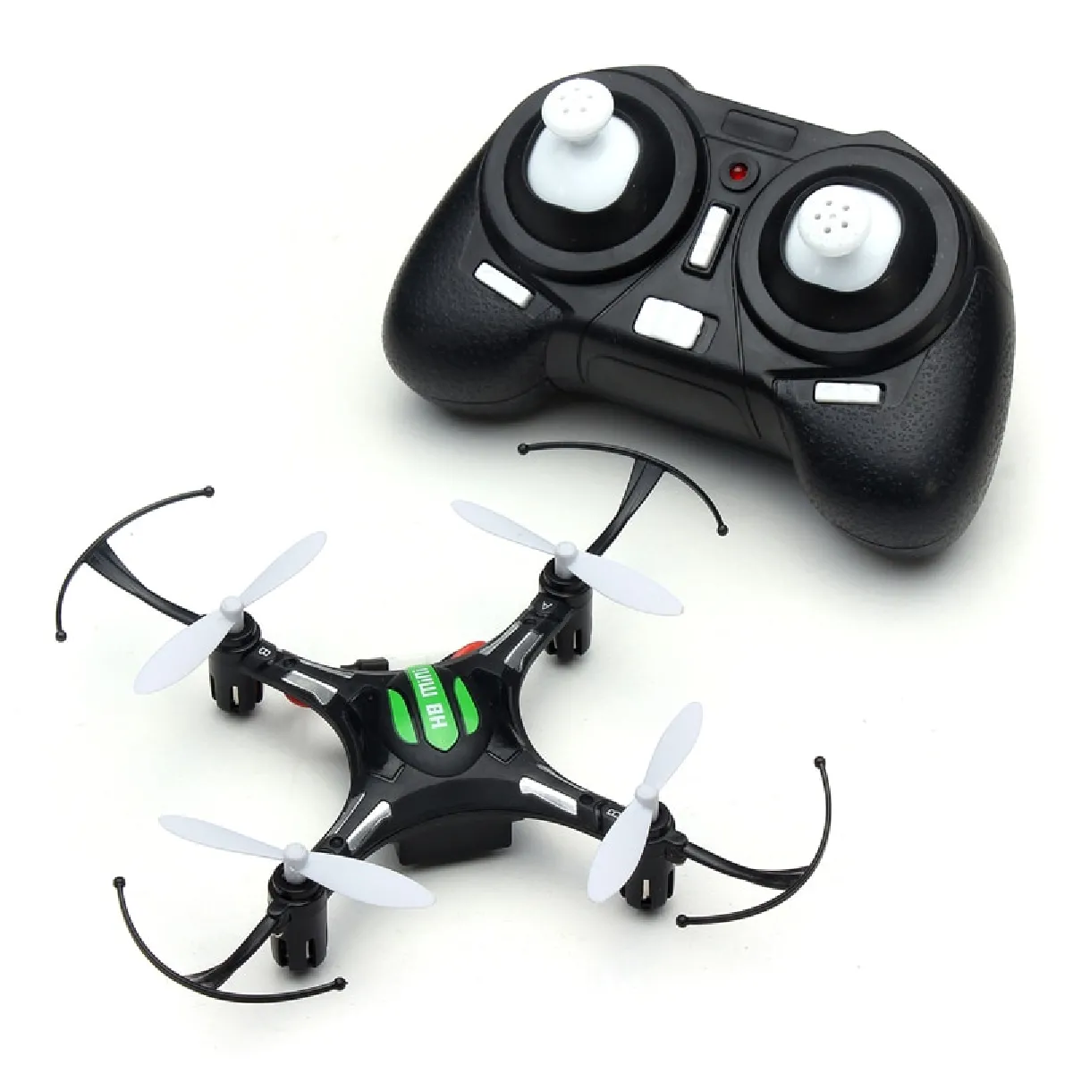 H8 mini hélicoptère RC sans tête mode 2.4G 4 canaux 6 axes quadricoptère RTF RC inutilisable pour cadeau principal cadeau micro drone - hélicoptère RC(Le noir)