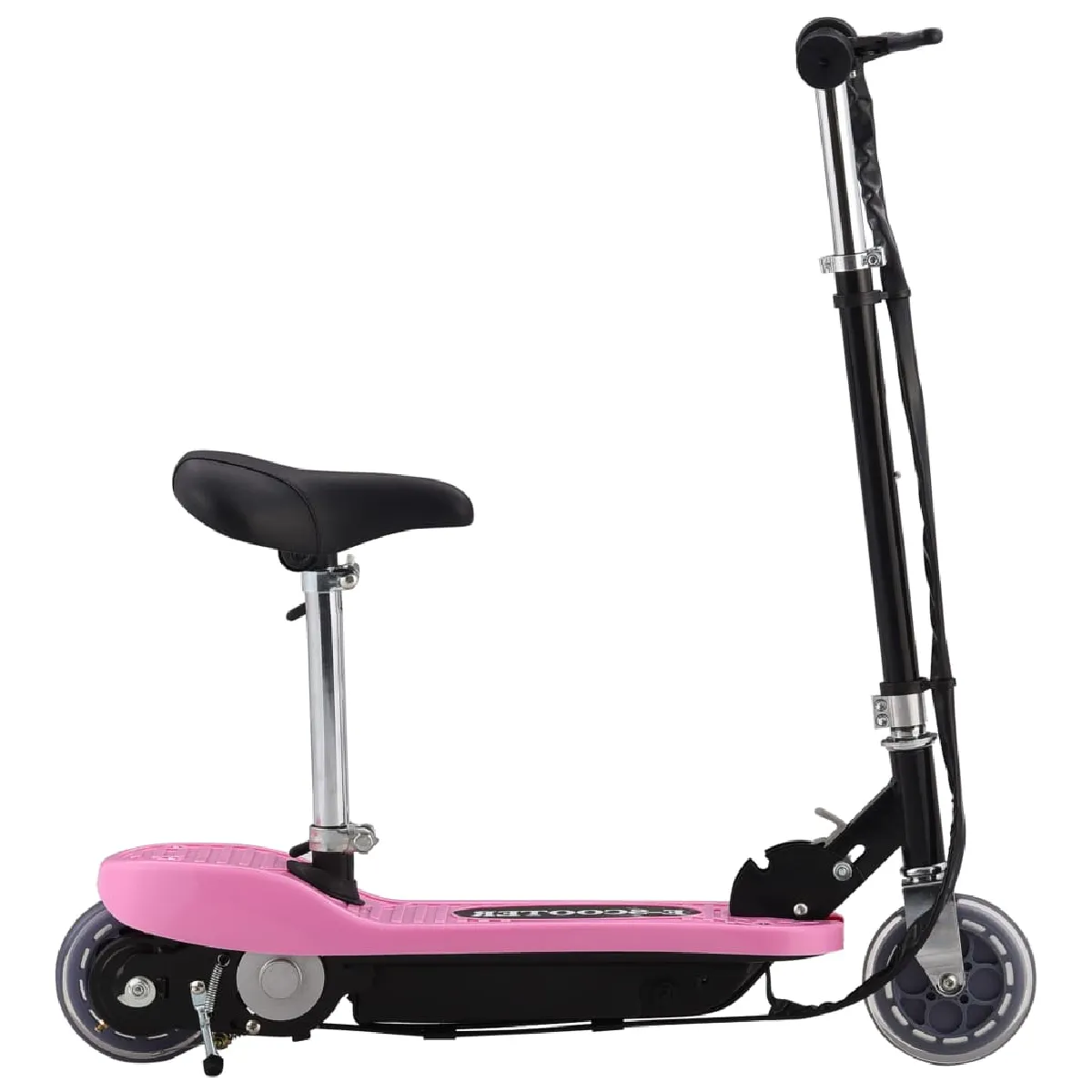 Trottinette électrique avec siège 120 watts rose 02_0004601