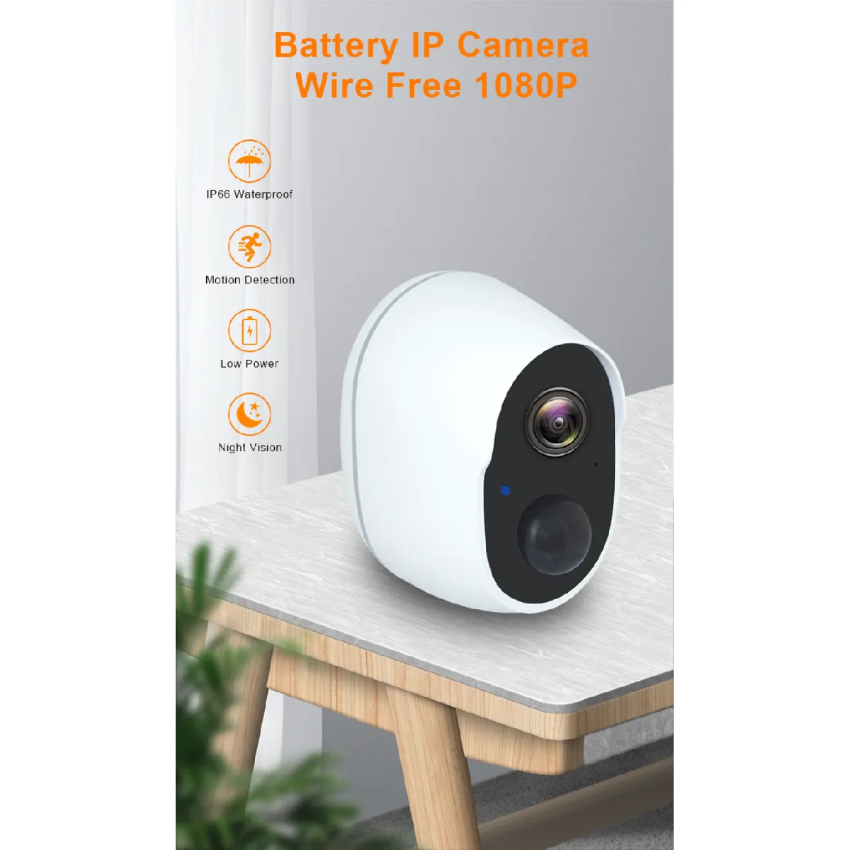 Caméra IP 1080P Intelligent Automatic Tracking Sécurité domestique Surveillance caméra intérieure WiFi sans fil Caméra IP Surveillance bébé   Caméras de surveillance