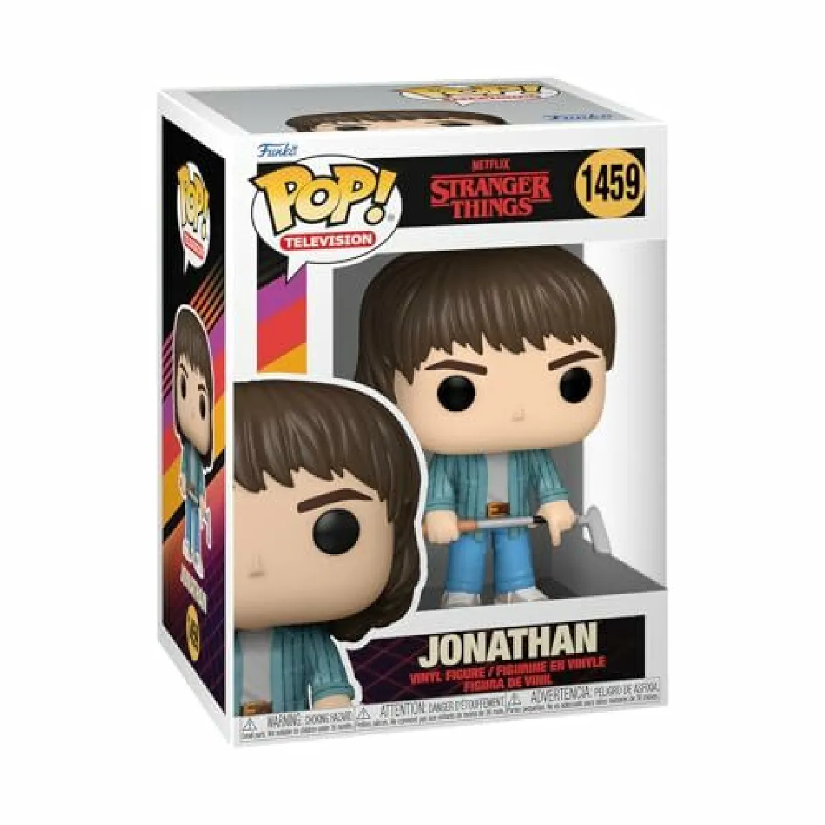 Funko Pop! TV: Stranger Things - Jonathan Byers with Golf Club - Figurine en Vinyle à Collectionner - Idée de Cadeau - Produits Officiels - Jouets pour Les Enfants et Adultes - TV Fans