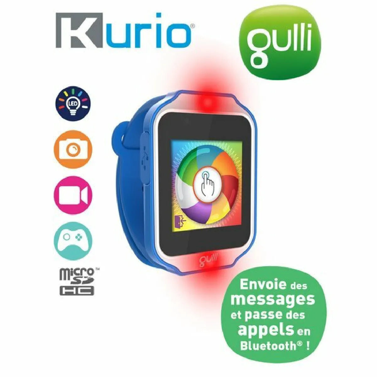 Montre interactive et lumineuse Kurio Gulli Bleue