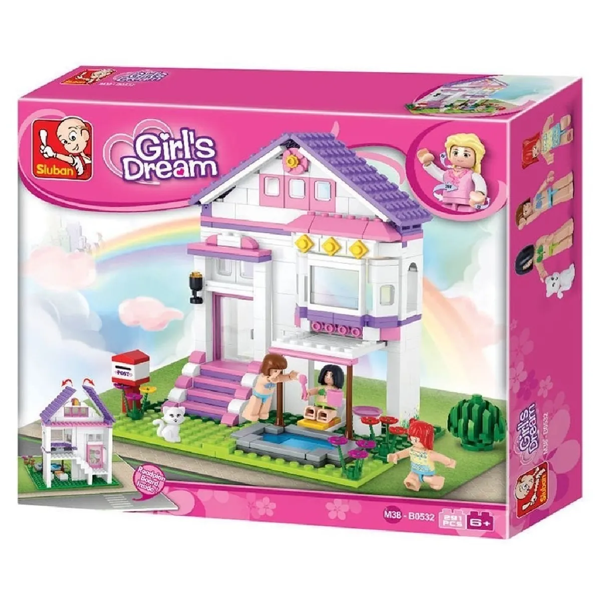 Jeu de construction SLUBAN Elements Girls Dream Series Maison de vacances