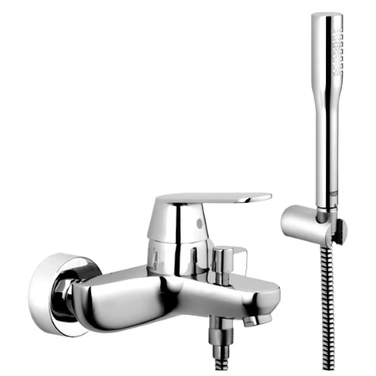 MITIGEUR MONOCOMMANDE AVEC DOTATION EXTERNE BAIGNOIRE ET DOUCHE EUROSMART COSMO GROHE