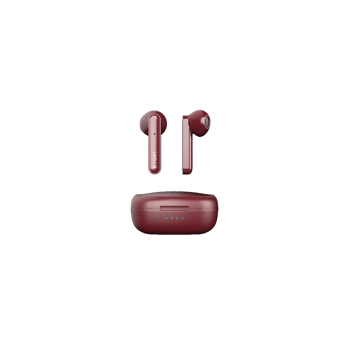 RYGHT ALFA - Ecouteurs sans fil Bluetooth avec Boitier pour "IPHONE 7 Plus" (ROUGE)