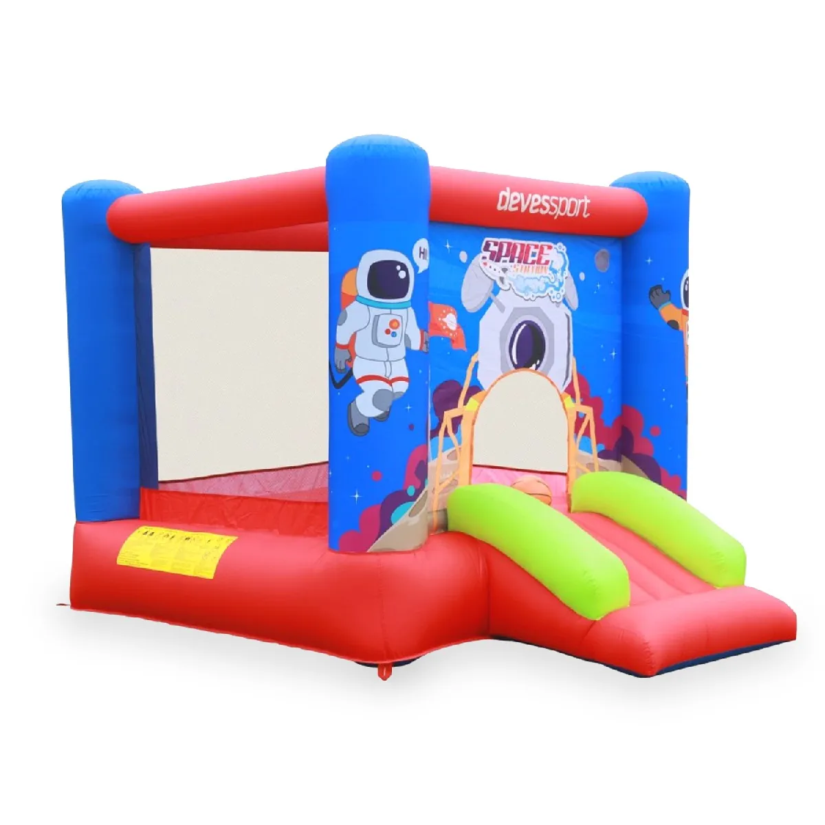 Château Gonflable avec Toboggan,Aire de Jeu pour 3 Enfants de 3 à 10 ans - 210 x 280 x 185 cm