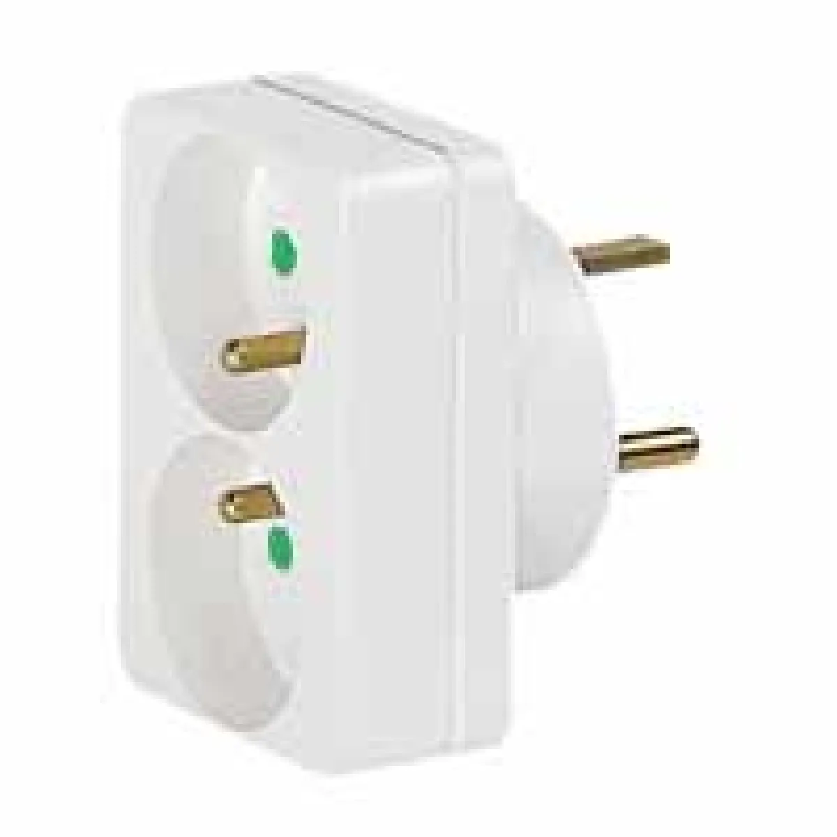 adaptateur 2p+t - 2 fiches 16a sur prise 20a