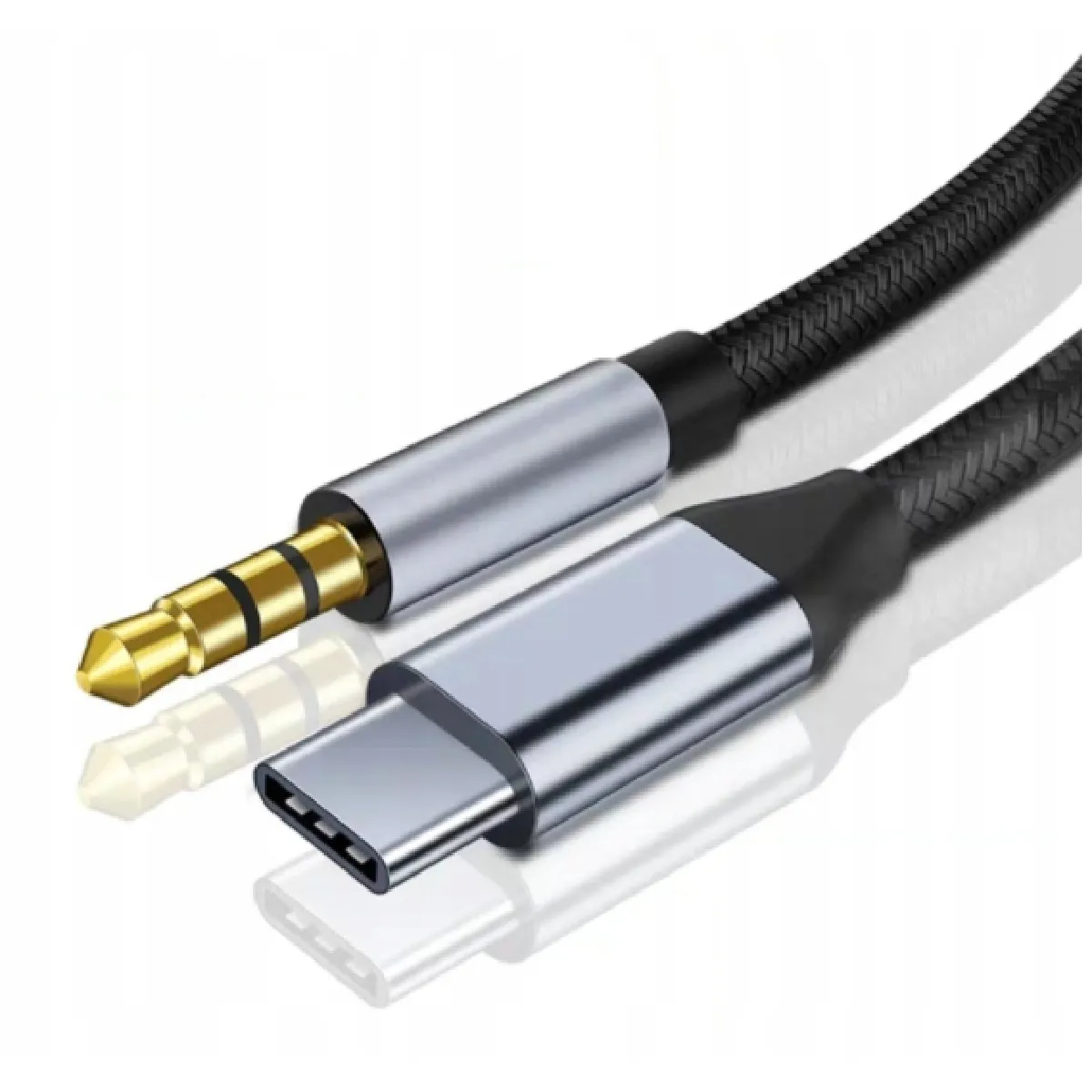 Câble Adaptateur USB-C Mini Jack 3.5mm AUX DAC 1.5m,JL123