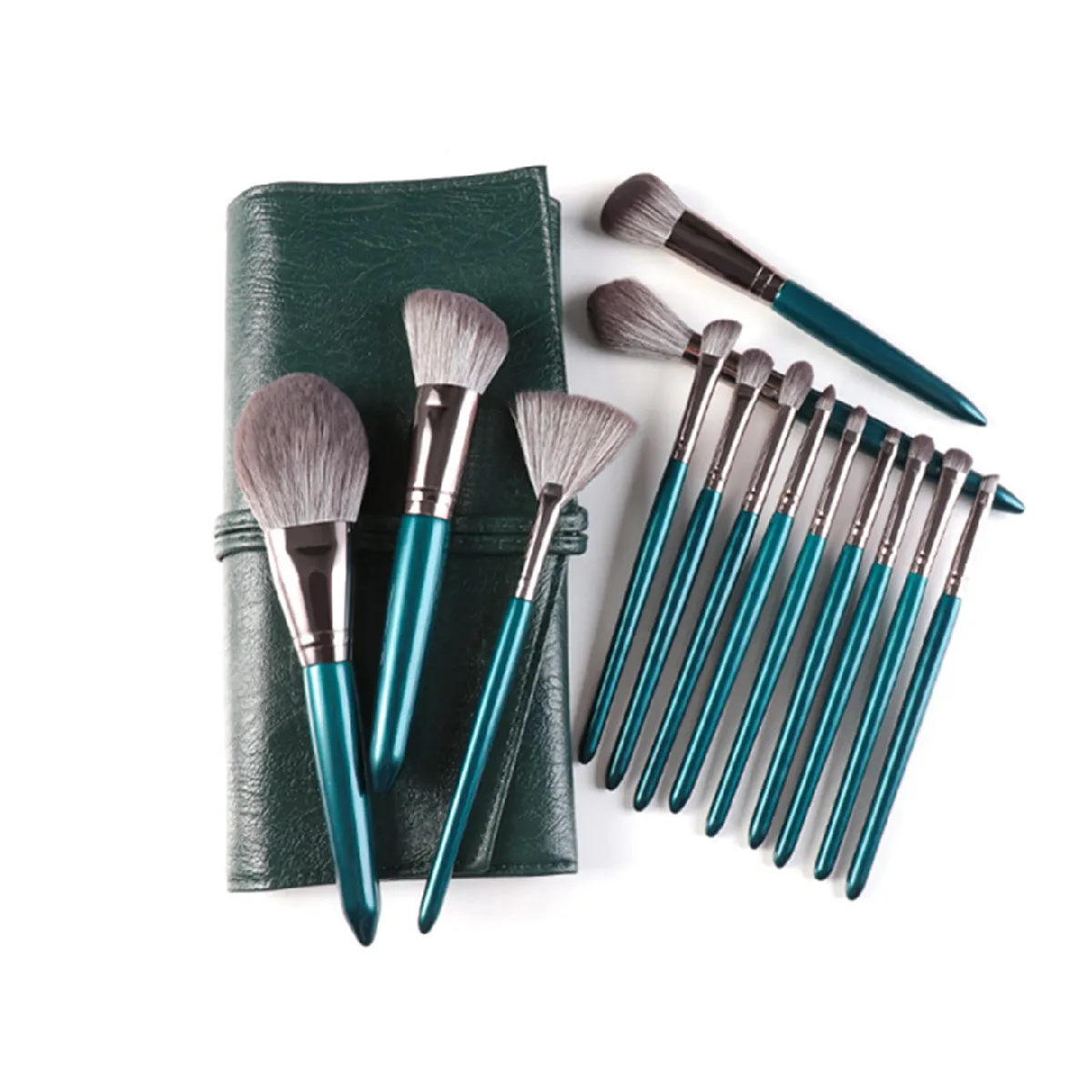 G49 14pcs Maquillage Brosse Set Soleil Shadow Brush Foundation Foundation Buson Beauty Tool Voyage Maquillage Makep Brush Brushes Set