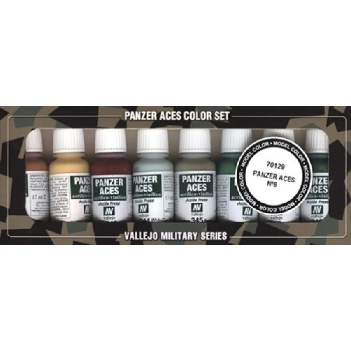 Vallejo Panzer Aces No #6 Paint Set 17ml