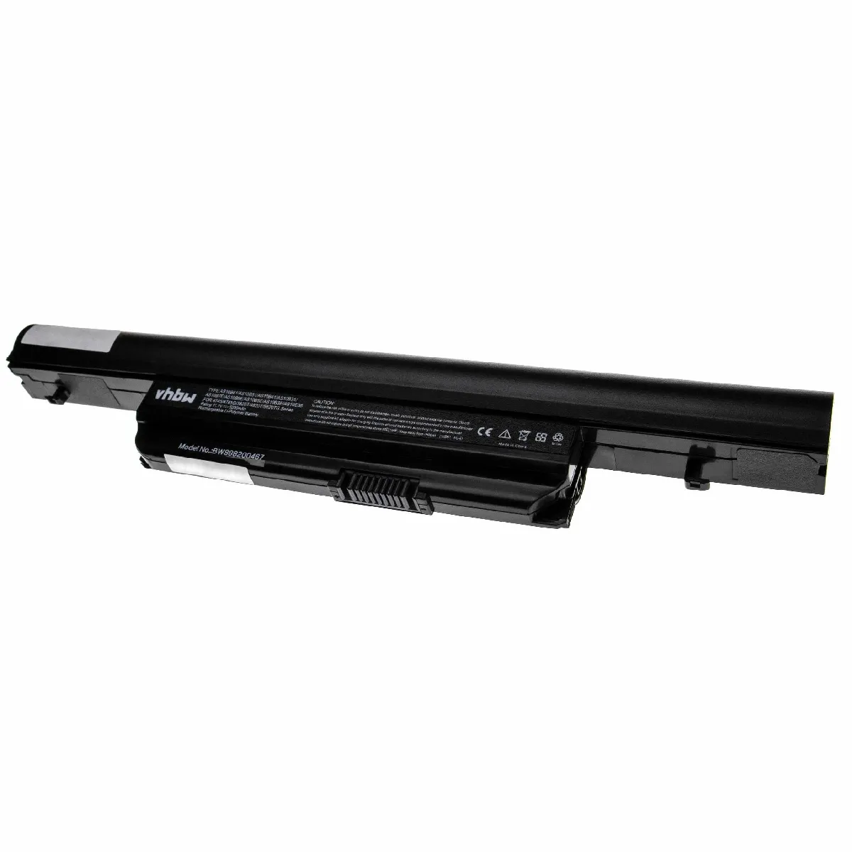 vhbw batterie compatible avec Acer Aspire 5820T-332G16MN, 5820T-333G32MI, 5820T-333G32Mn, 5820T-334G32MI laptop (5200mAh, 11.1V, Li-Polymère, noir)