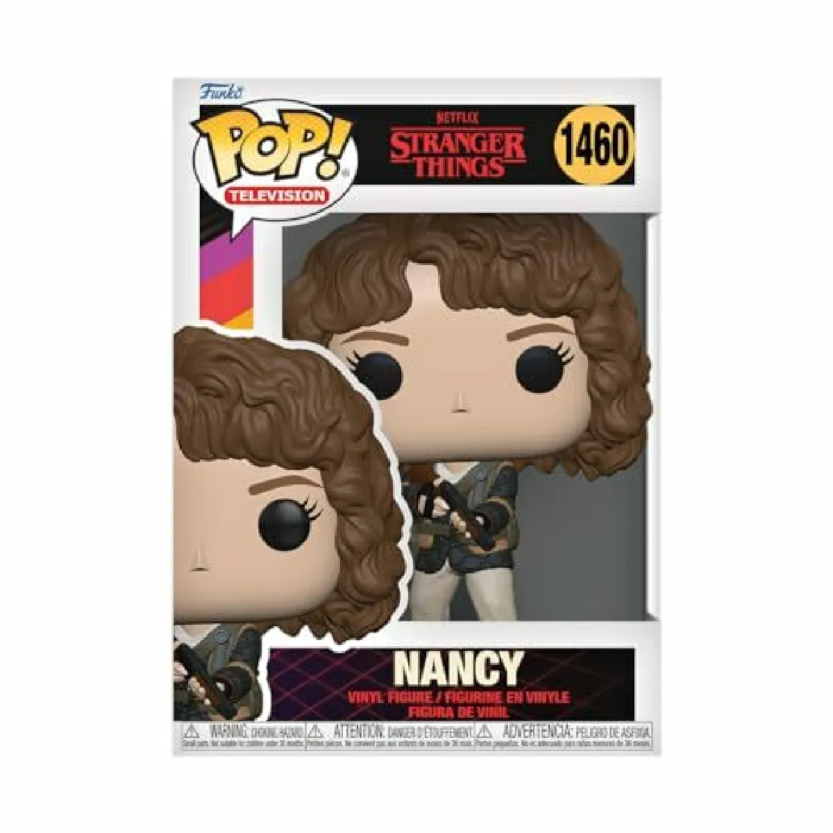 Funko Pop! TV: Stranger Things - Hunter Nancy Wheeler with Shotgun - Figurine en Vinyle à Collectionner - Idée de Cadeau - Produits Officiels - Jouets pour Les Enfants et Adultes - TV Fans