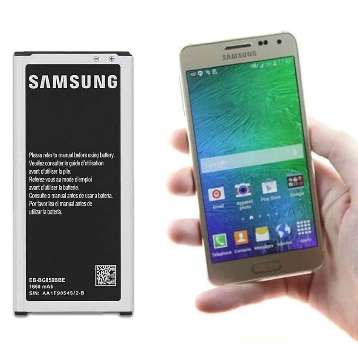 Batterie originale EB-BG850BBE Samsung Galaxy Alpha SM-G850F 1860 mAh