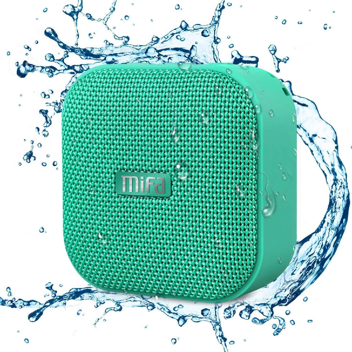 MIFA A1 Enceinte Portable, Haut Parleur Bluetooth et IP56 étanche et Anti-Poussière, Temps 15 Heures, Port Micro SD et Microphone Intégré pour iPhone iPad Samsung Nexus HTC et appareils Android(Vert)