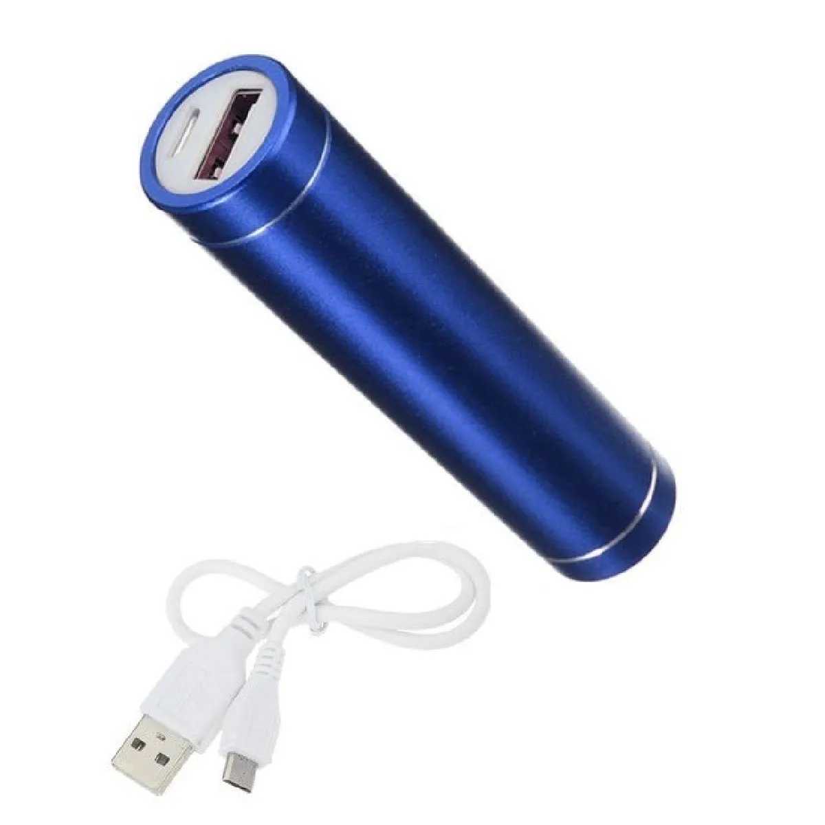 Batterie Chargeur Externe pour SAMSUNG Galaxy S4 Mini Universel Power Bank 2600mAh avec Cable USB/Mirco USB Secours Telephone (BLEU)