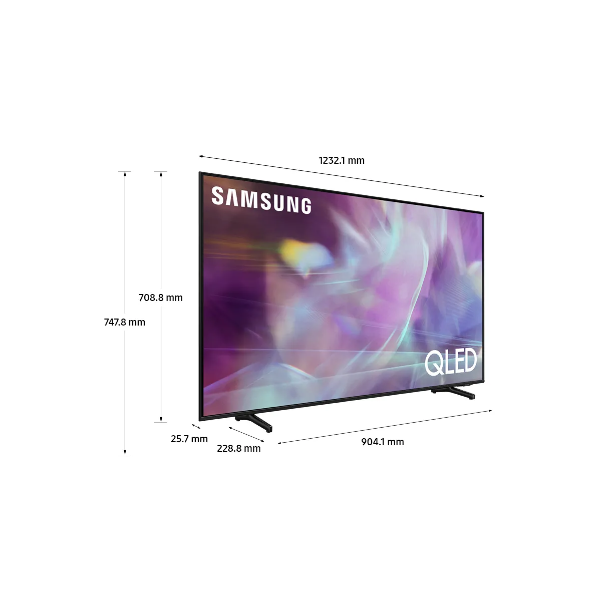 Samsung Series 6 QE55Q60AAU 139,7 cm (55') 4K Ultra HD Smart TV Wifi Noir