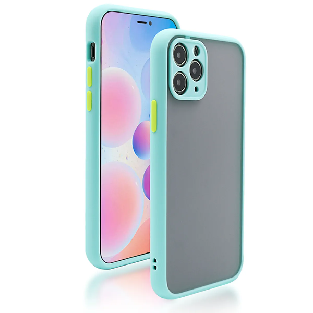 Coque Antichoc Avec Caméra Protection pour iPhone 13 Pro - Bleu Clair