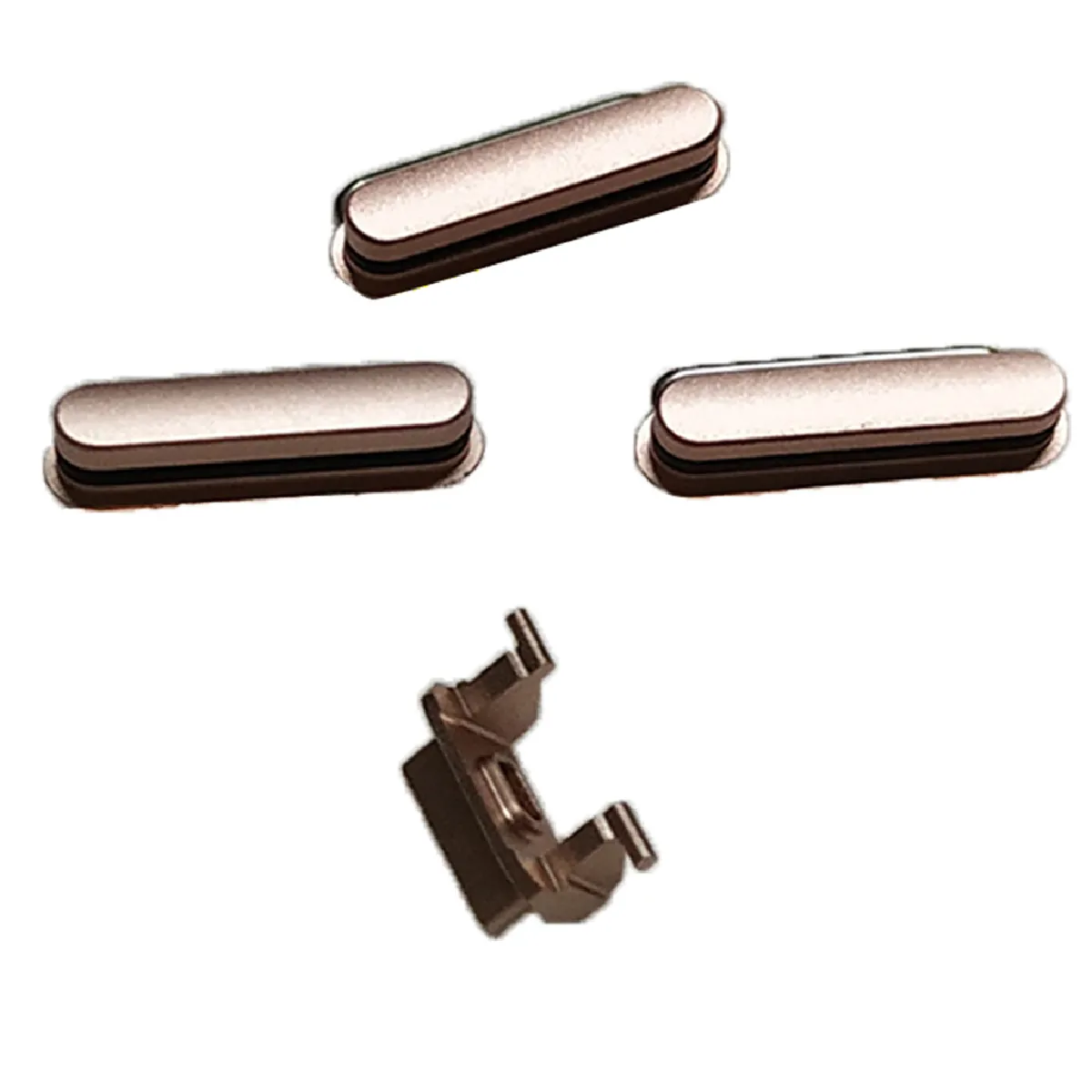 bouton de remplacement de boutons d'alimentation et de volume pour apple iphone 6s plus rose