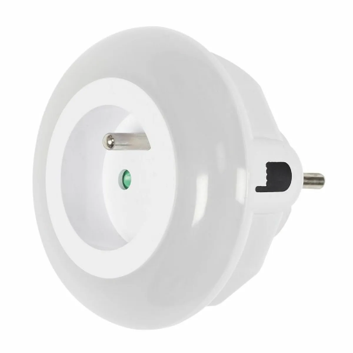 Prise Led Détecteur de Luminosité 8cm Blanc