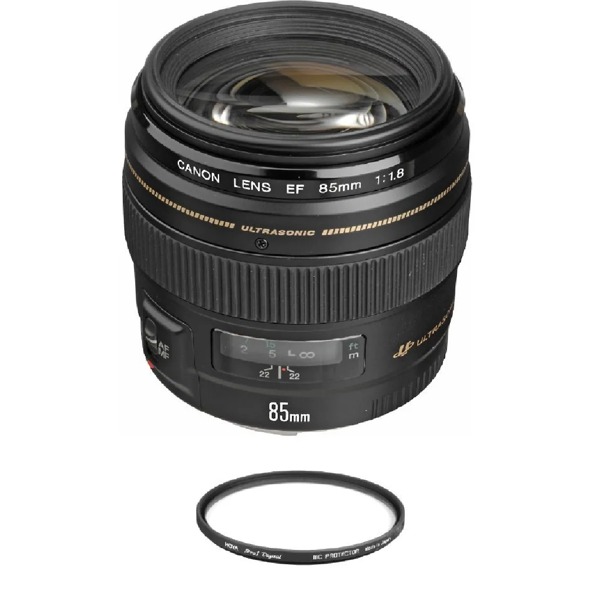 CANON EF 85mm F1.8 USM + HOYA 58mm PRO 1D Protector