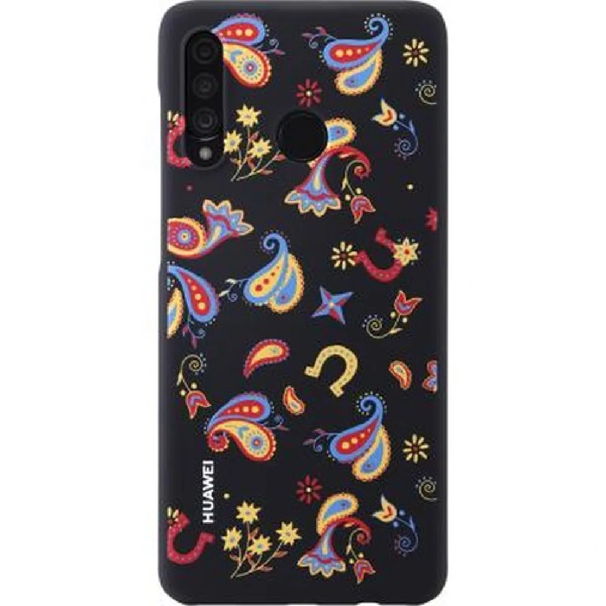 Huawei Coque pour Huawei P30 Lite semi-rigide florale Multicolore