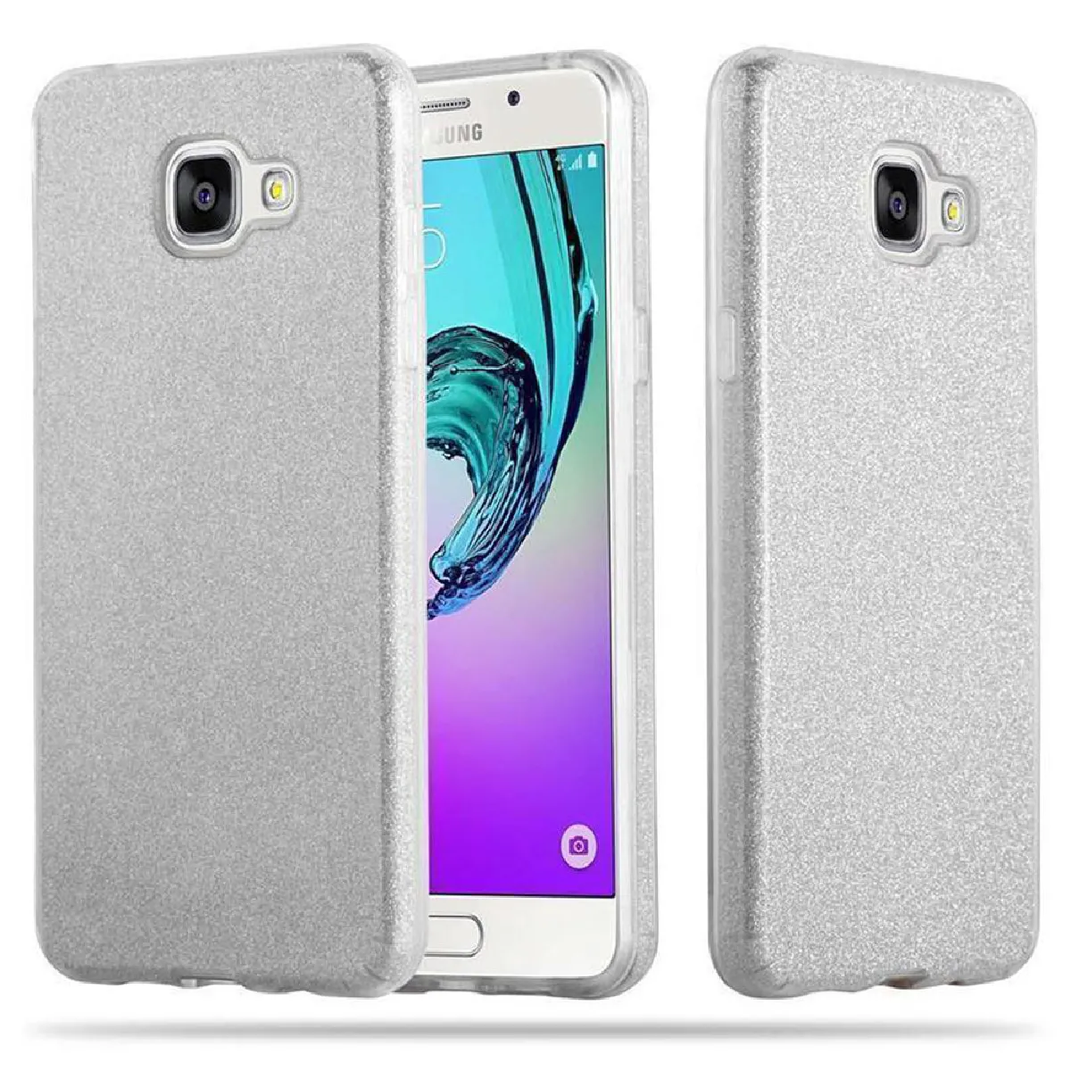 Coque Samsung Galaxy A3 2017 Etui en Argent