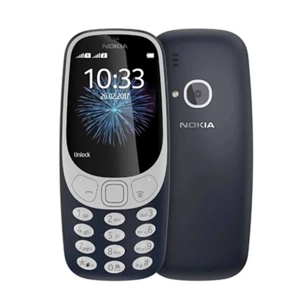 Téléphone portable pour personnes âgées Nokia 3310 2,4 Bleu 16 GB RAM